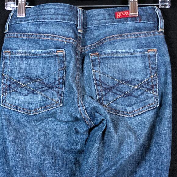 Citizens Of Humanity Women Jeans Blue Bridgitte 014 Low Rise Straight Stretch 24 - Picture 12 of 13